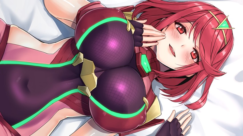 pyra (xenoblade chronicles and 1 more) drawn by whoosaku