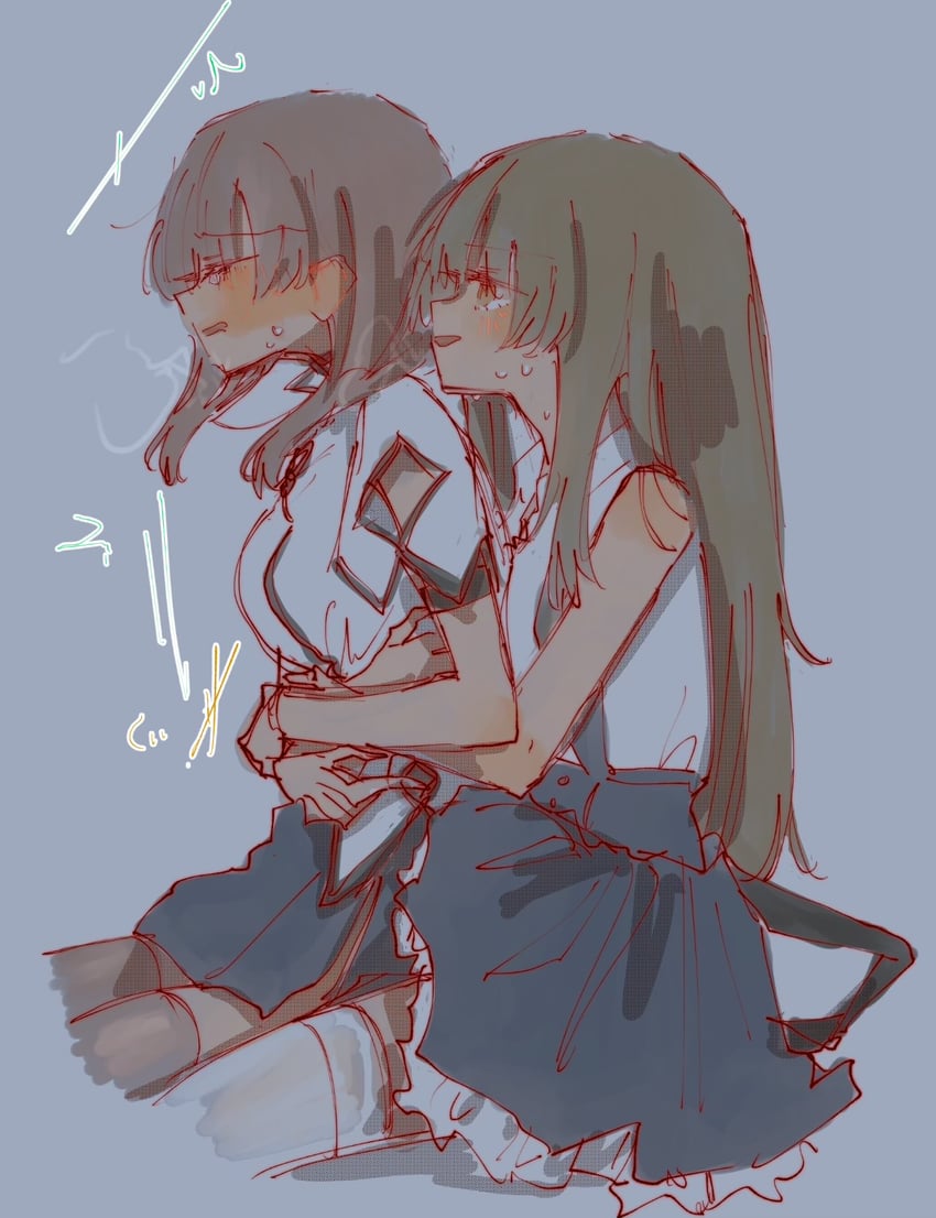kuo shenlin and wang yujia (assault lily) drawn by rui_rui_rui0122