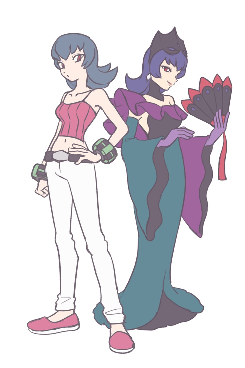 sabrina and bellelba (pokemon and 2 more) drawn by feiyang02