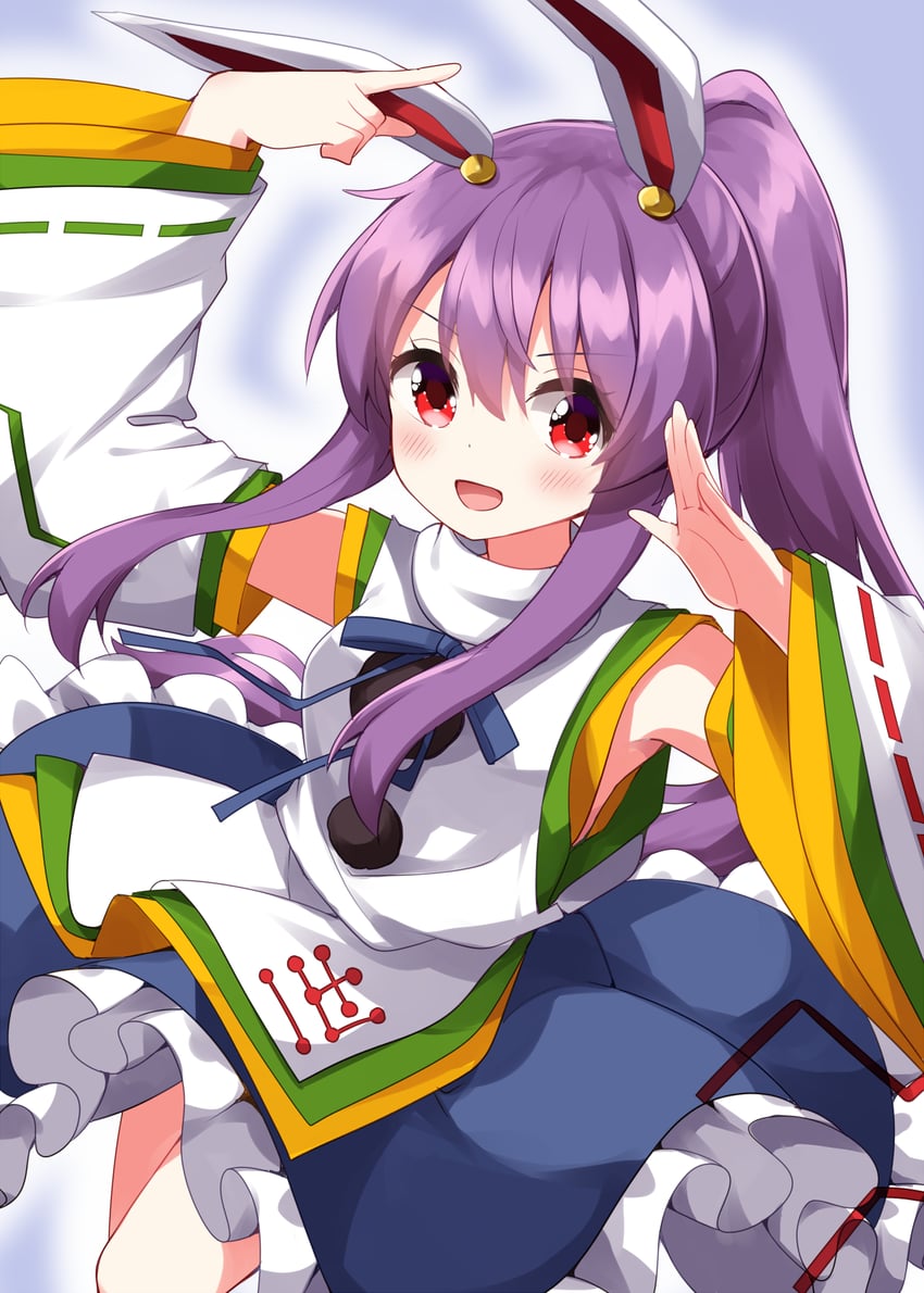 reisen udongein inaba and mononobe no futo (touhou) drawn by ruu_(tksymkw)