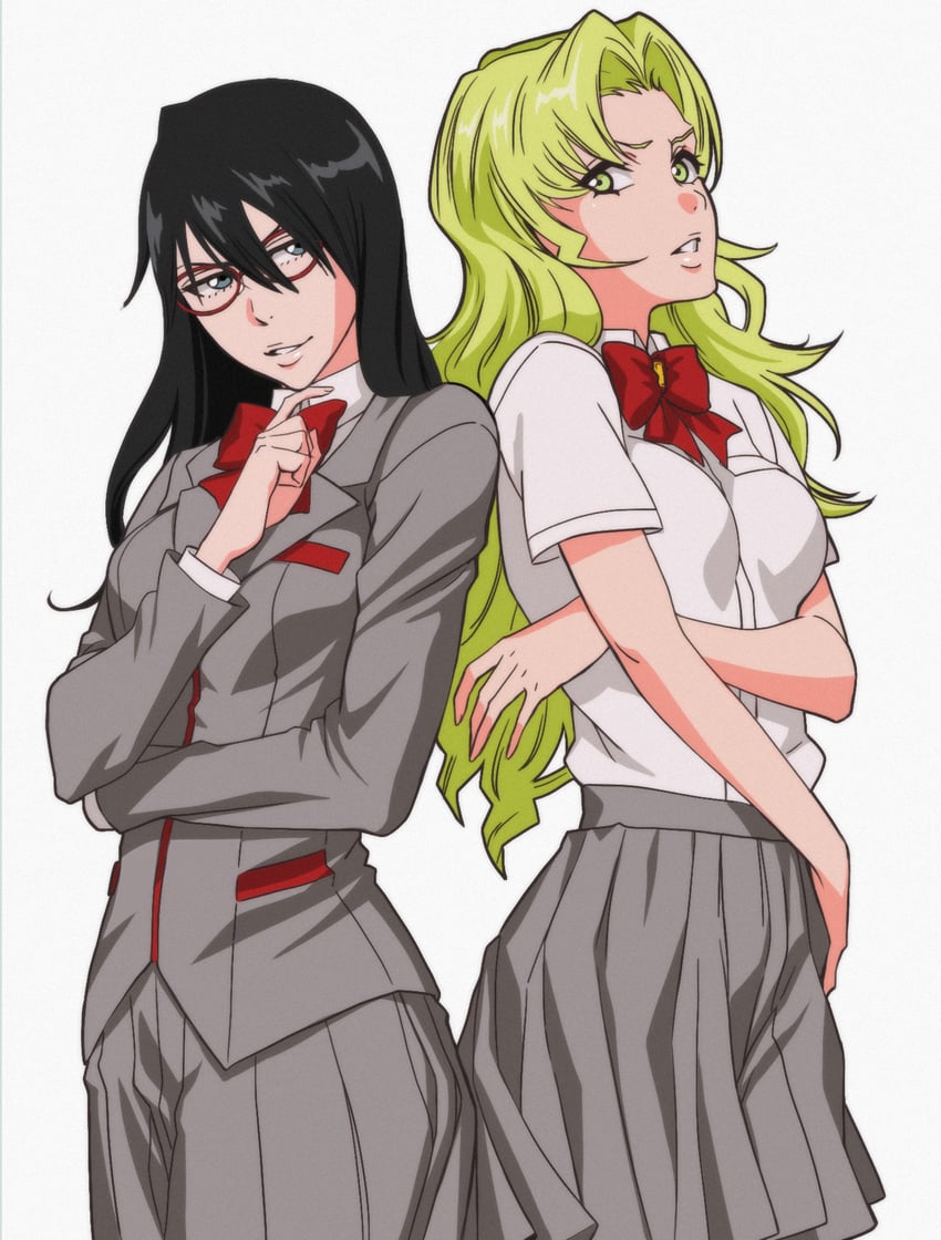 candice catnipp and yadoumaru lisa (bleach and 1 more) drawn by rozuberry