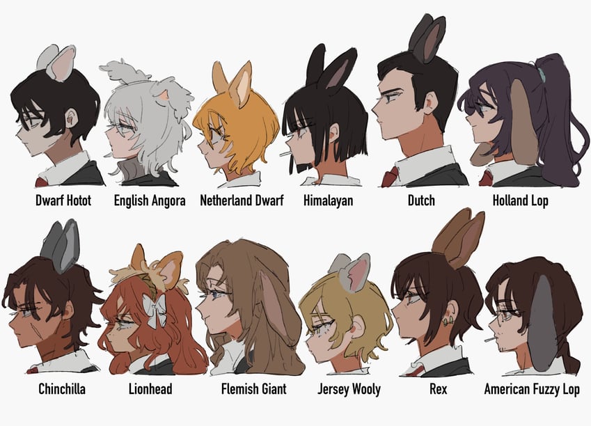 ishmael, don quixote, faust, sinclair, yi sang, and 7 more (project moon and 1 more) drawn by meisenlcb