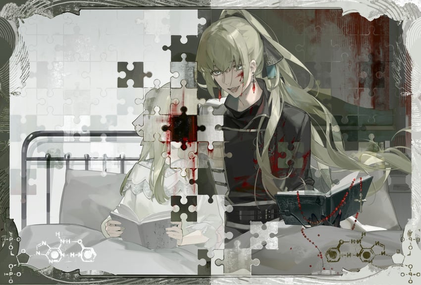 lucas proust and nadia proust (shuuen no virche) drawn by tita_(titanaaaaa)