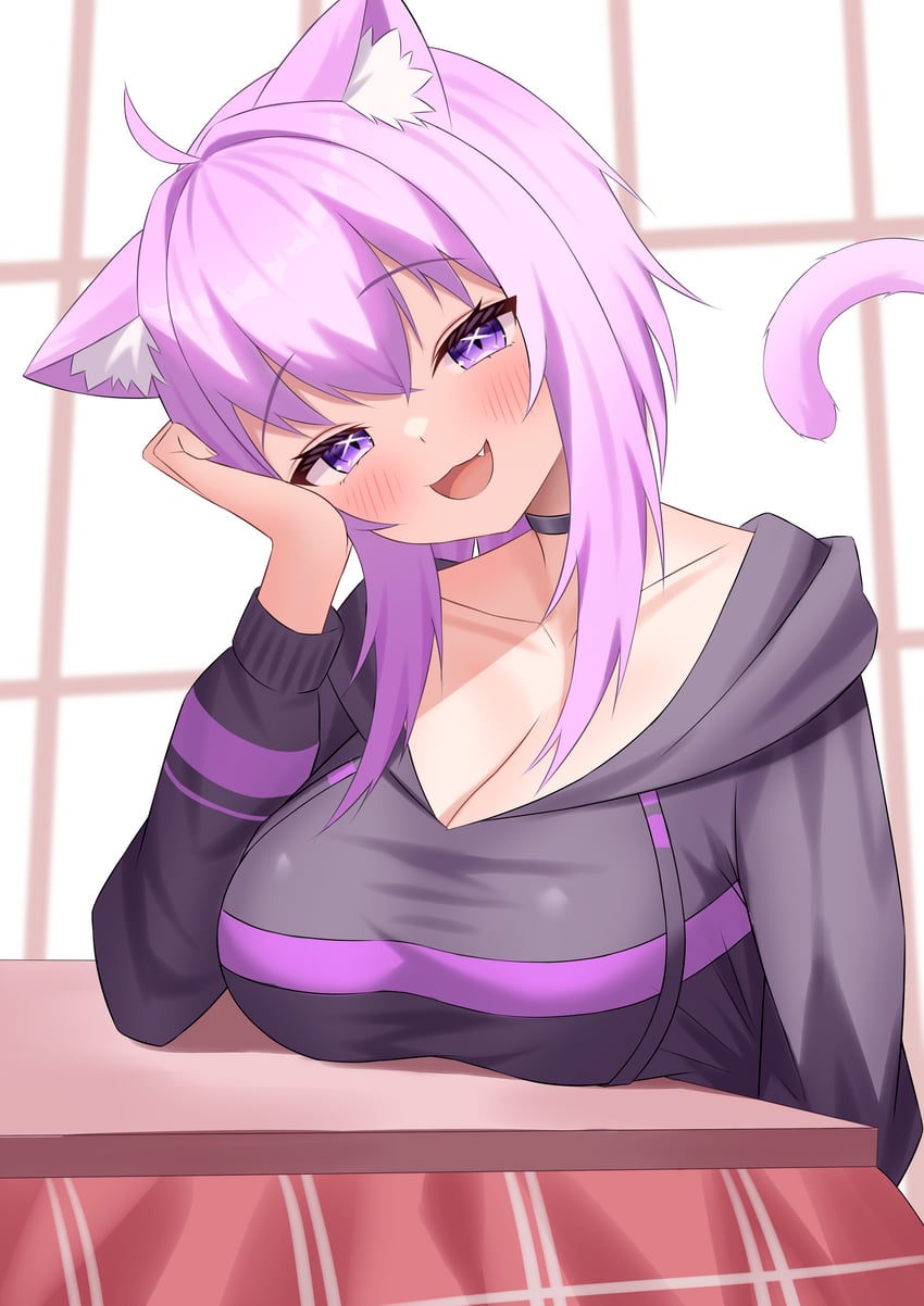 nekomata okayu (hololive) drawn by kumoru_(kumoru_145)