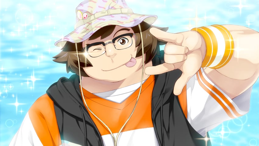 hashida itaru (robotics;notes and 1 more) drawn by fukuda_tomonori