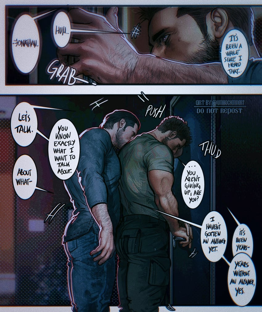 captain price and nikolai (call of duty and 1 more) drawn by umikochannart