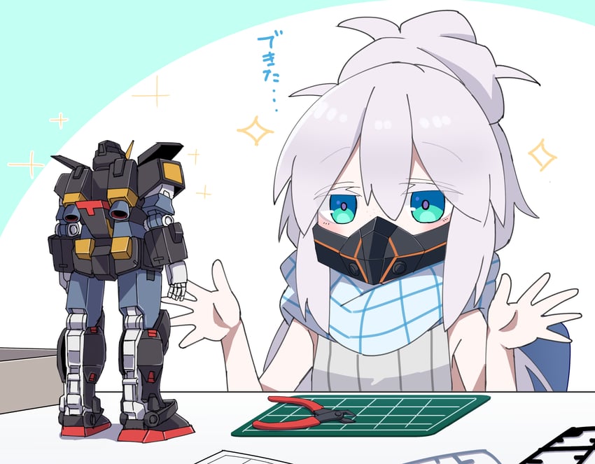 deux murasame and psycho gundam (gundam and 2 more) drawn by nkeo