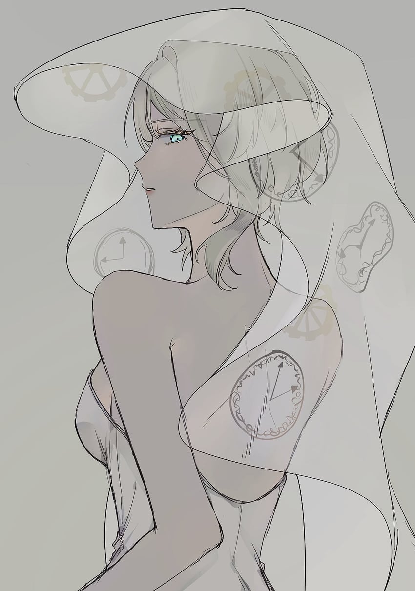 faust (project moon and 1 more) drawn by aojiru_oisiiiii