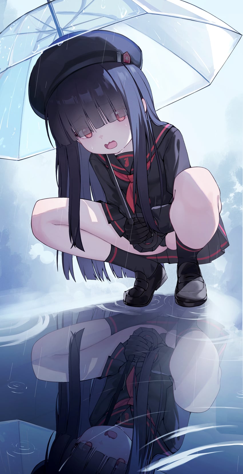 justice task force member (blue archive) drawn by lishu_(2013547716)