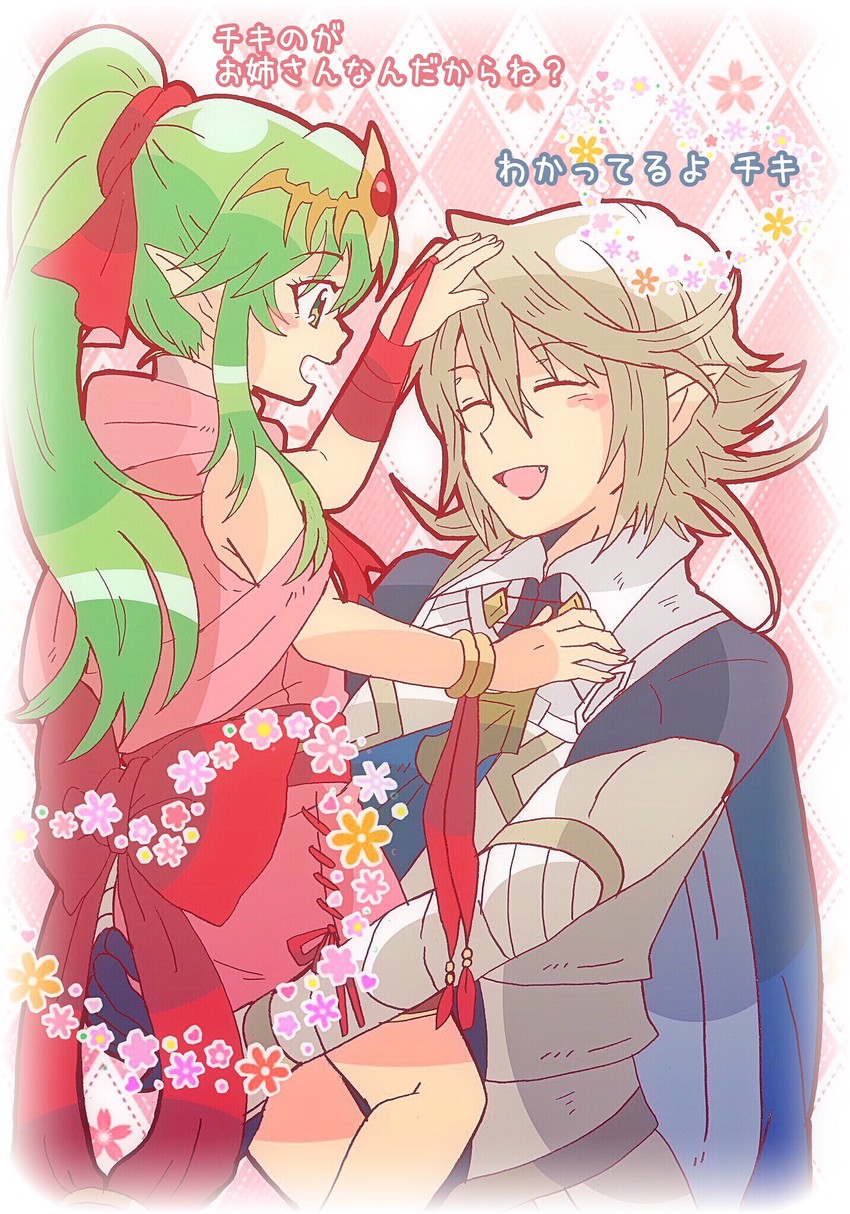tiki and male corrin (fire emblem and 3 more) drawn by kiriya_(552260)
