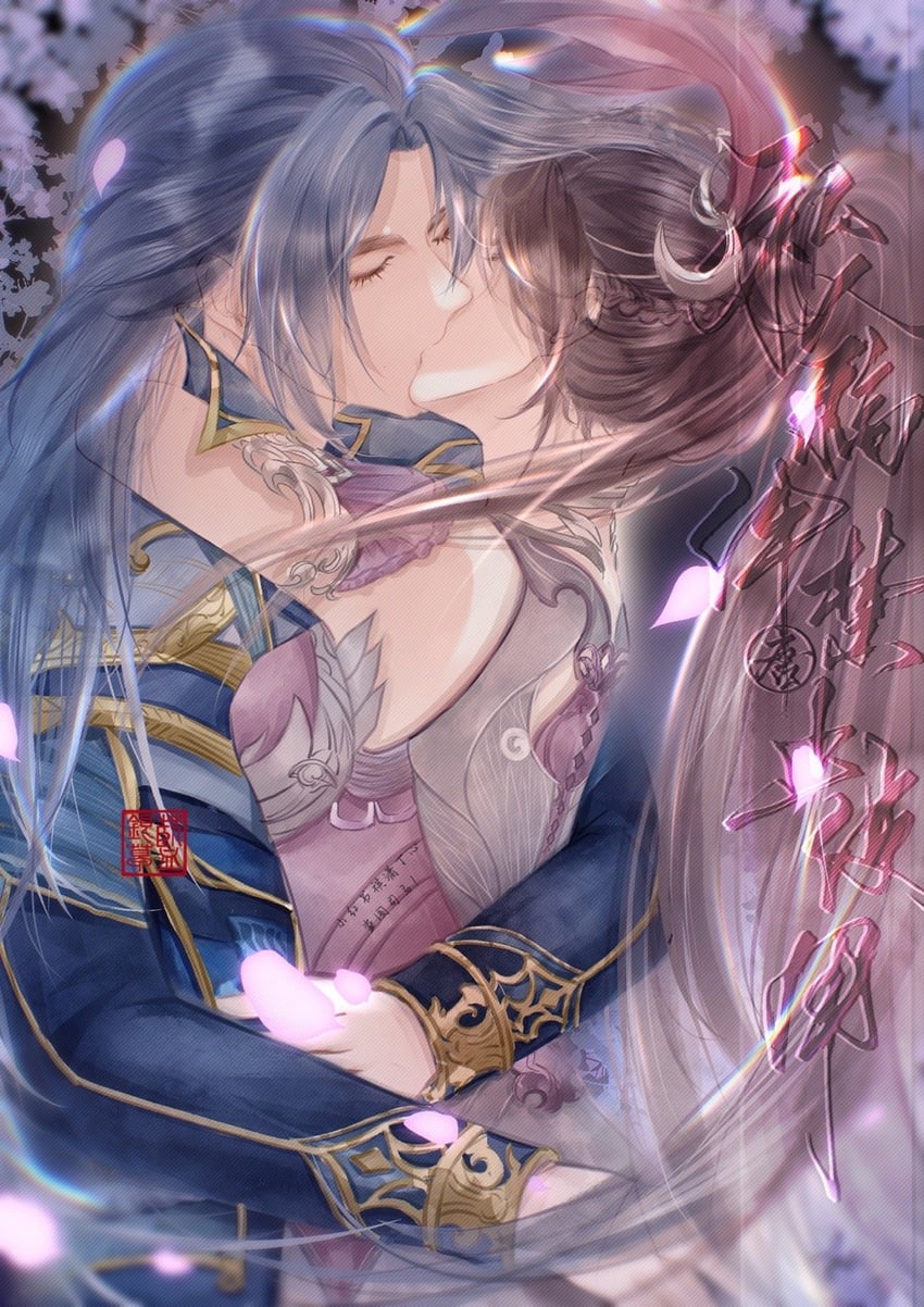 xiao wu and tang san (douluo dalu) drawn by lan_yin_cao_bianzhi_de_jiezhi