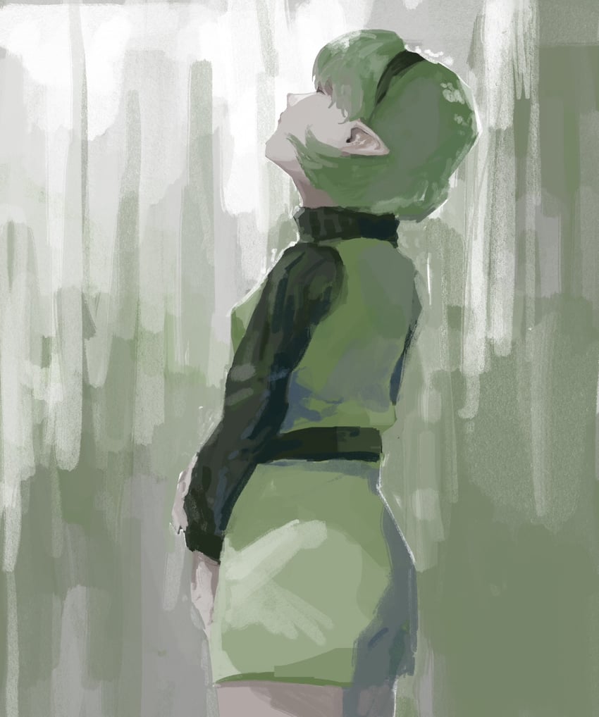 saria (the legend of zelda and 1 more) drawn by otsubo_kiko
