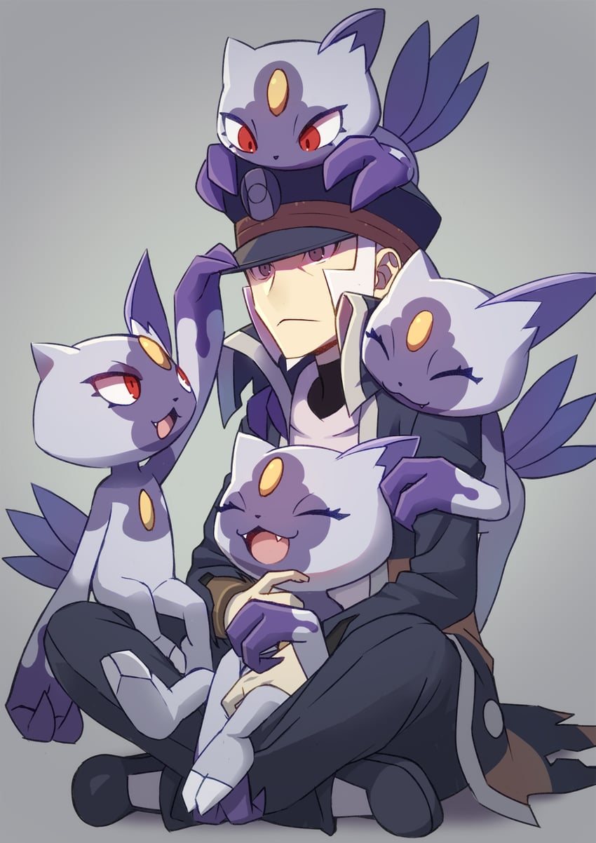 ingo and hisuian sneasel (pokemon and 1 more) drawn by minamo25