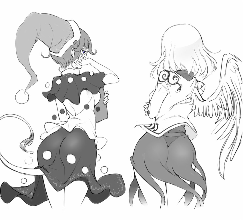 kishin sagume and doremy sweet (touhou) drawn by raptor7