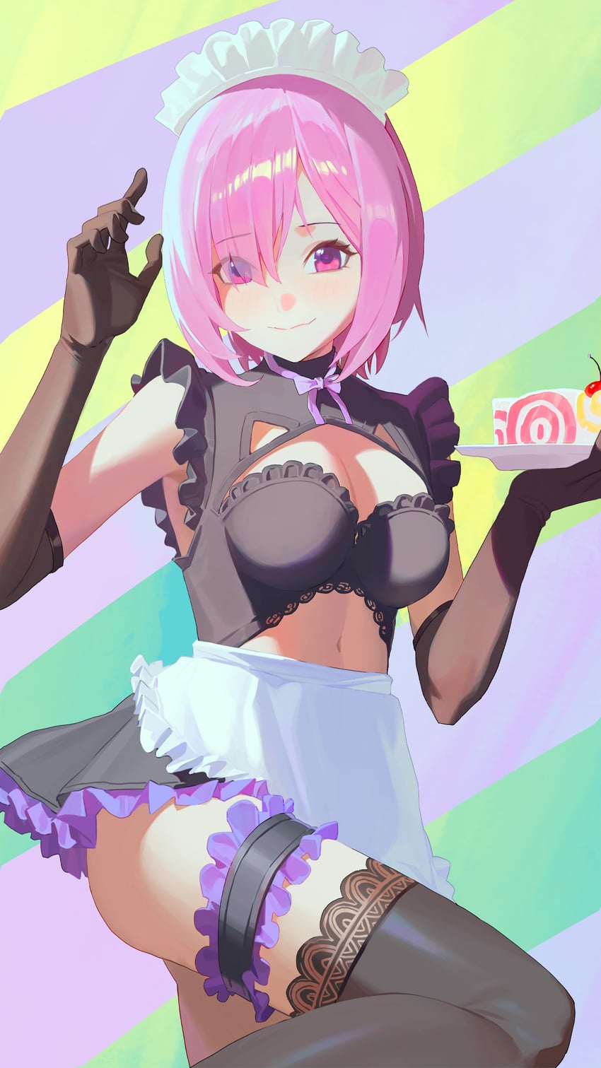 mash kyrielight (fate and 1 more) drawn by rinchen_garun