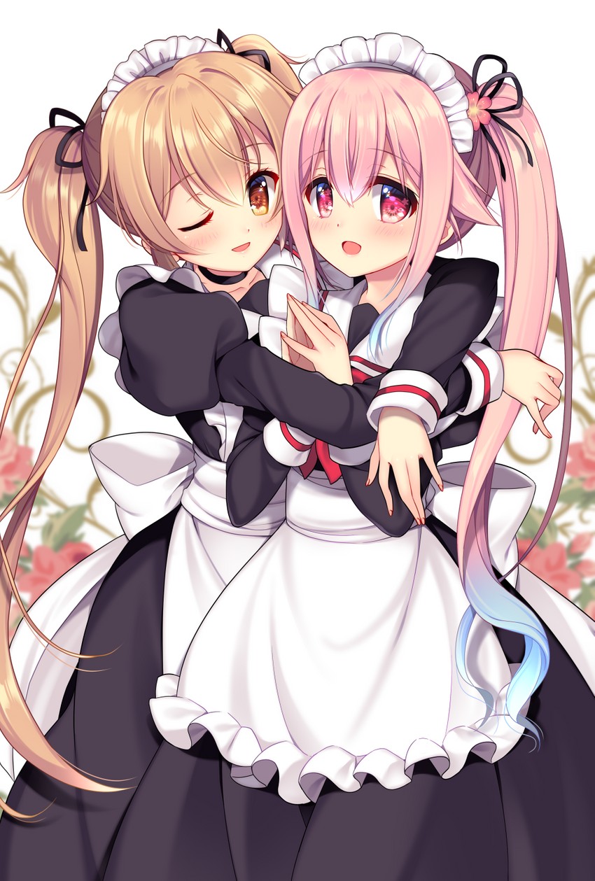 murasame and harusame (kantai collection) drawn by kayura_yuka and ringo_sui