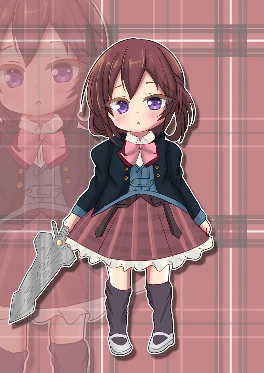 takatori natalie towa (assault lily) drawn by ebisu_nobu