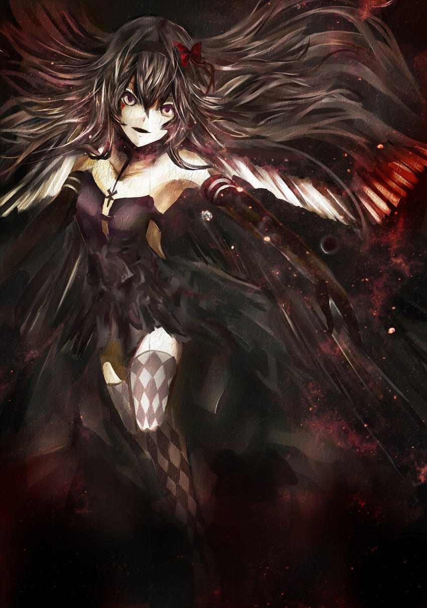 akemi homura and akuma homura (mahou shoujo madoka magica and 1 more) drawn by kataru_(ubw-emiya)