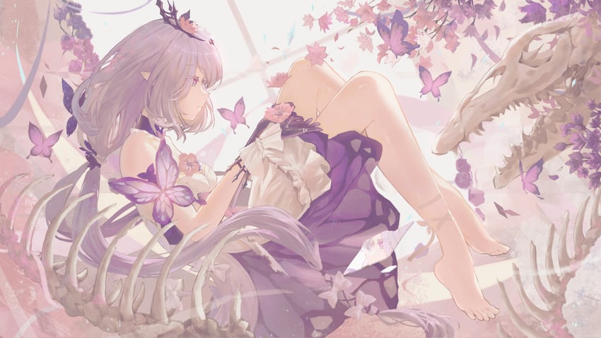 castorice (honkai and 1 more) drawn by melon_(melontsai)