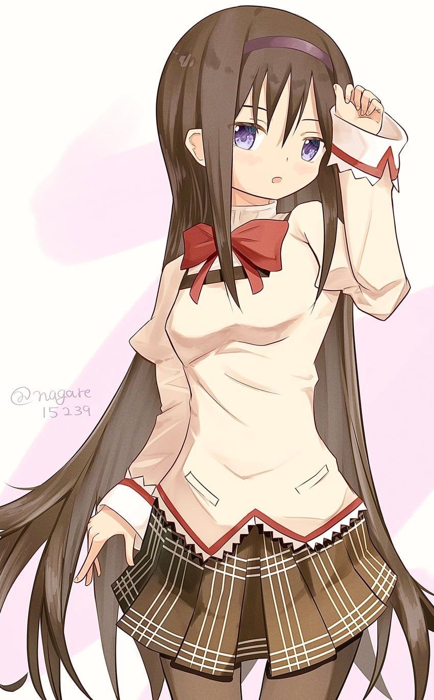 akemi homura (mahou shoujo madoka magica) drawn by nagare_(flow)