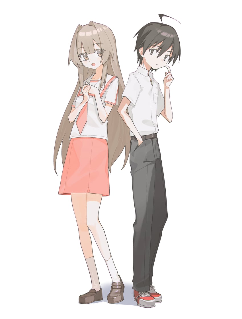 seto sun and michishio nagasumi (seto no hanayome) drawn by kurobeko_(kur0bek0)