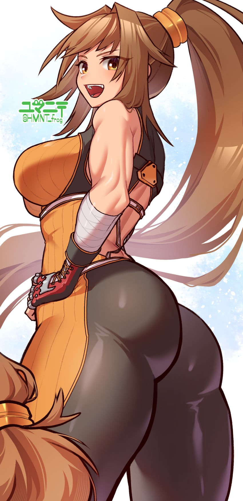female fighter and female striker (dungeon and fighter and 1 more) drawn by humanite_frog
