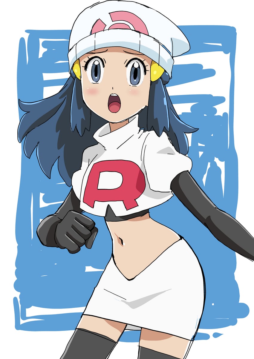 dawn and jessie (pokemon and 1 more) drawn by hainchu
