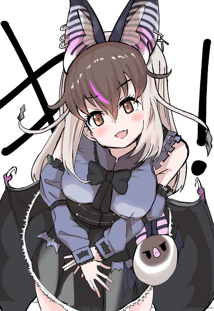 brown long-eared bat (kemono friends and 1 more) drawn by llb