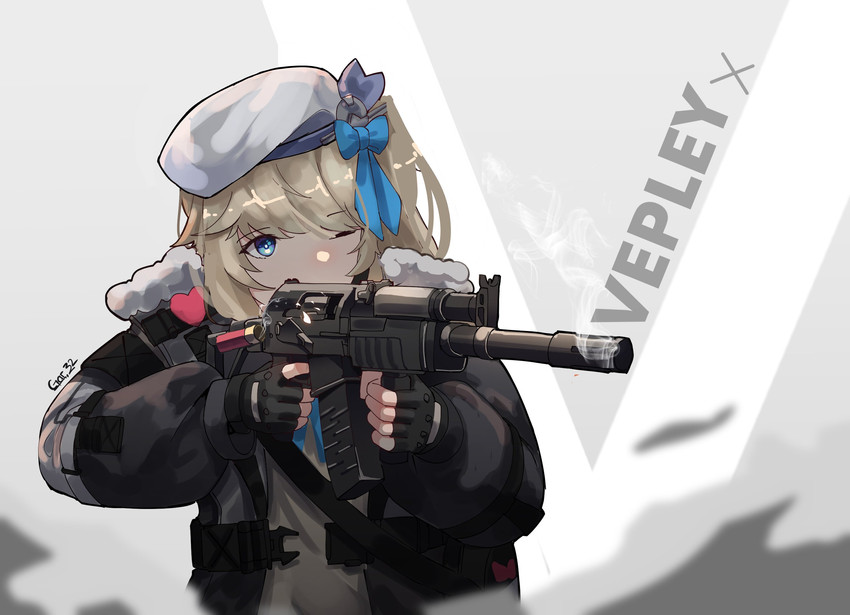 vepley (girls' frontline and 1 more) drawn by gar32