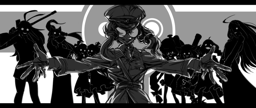 yuzuki yukari, kizuna akari, touhoku kiritan, kotonoha akane, kotonoha aoi, and 4 more (vocaloid and 2 more) drawn by mashima_jirou