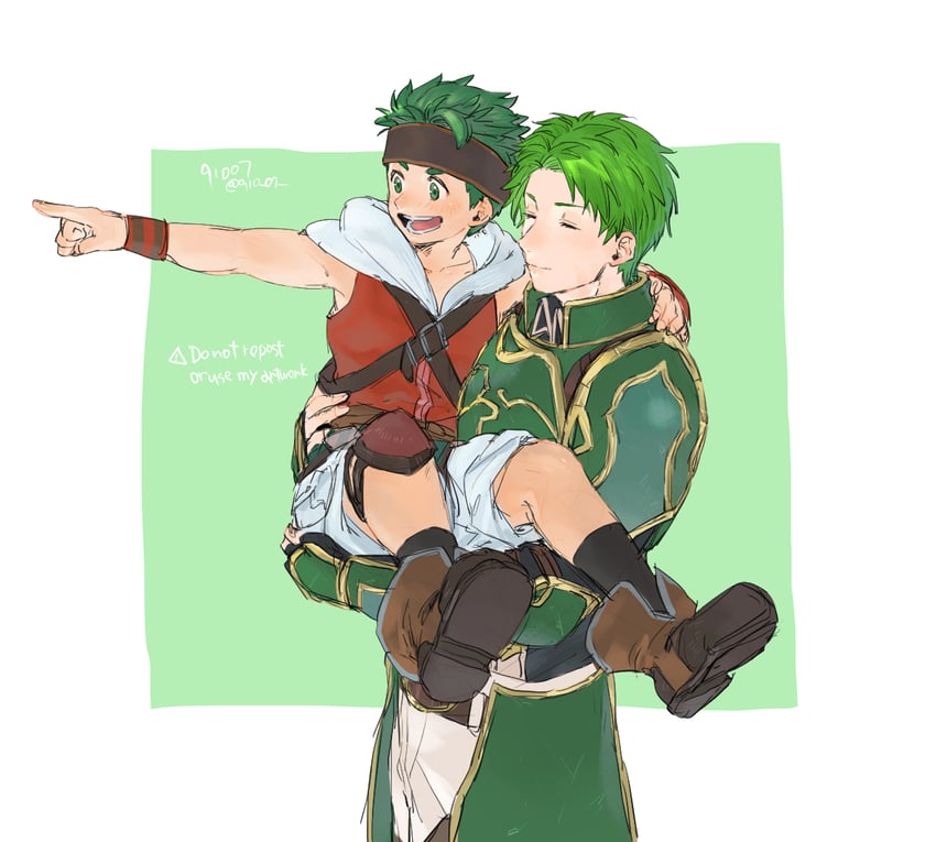 boyd and oscar (fire emblem and 2 more) drawn by 91007