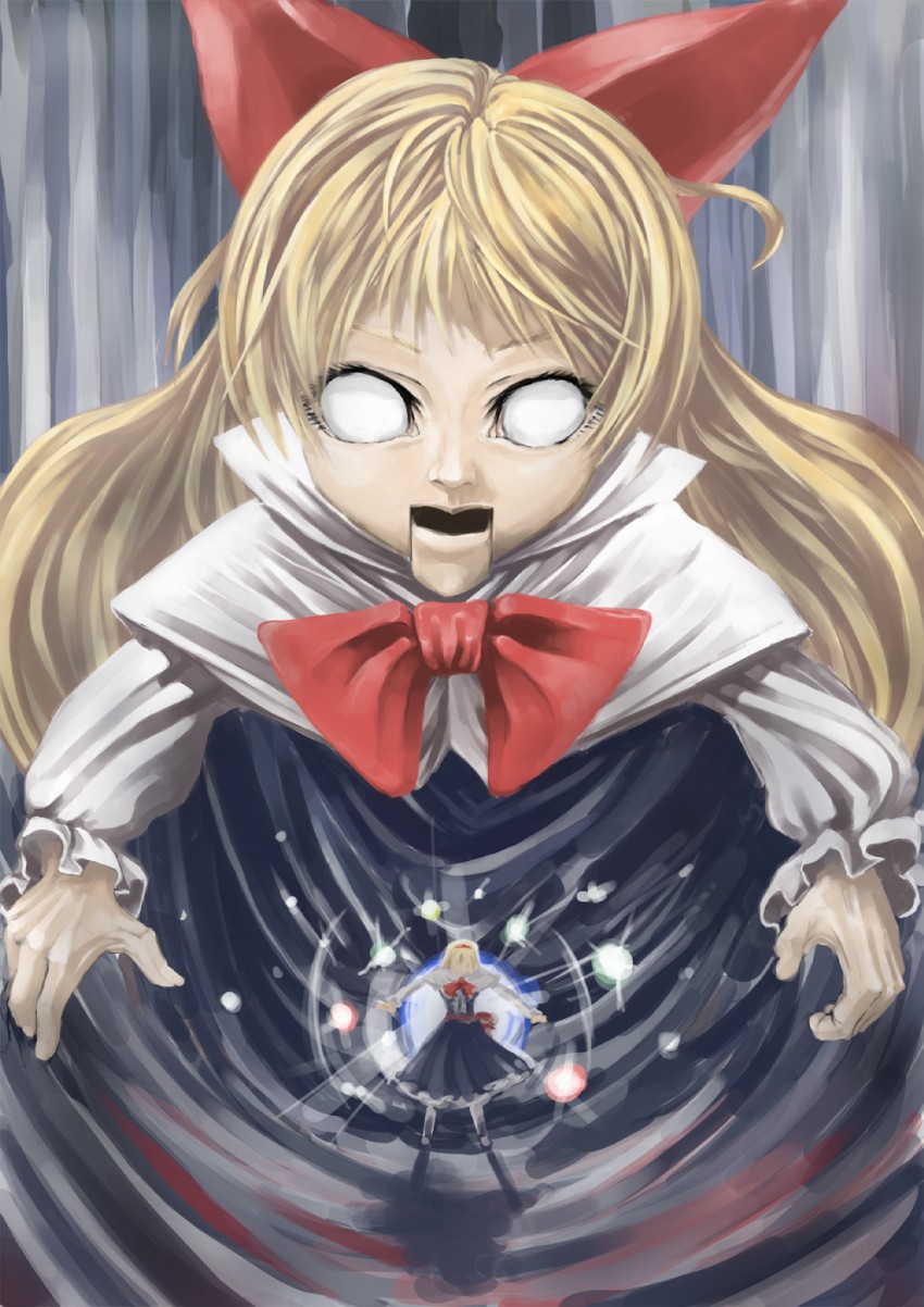 alice margatroid and goliath doll (touhou) drawn by pino_(birthdayparty)