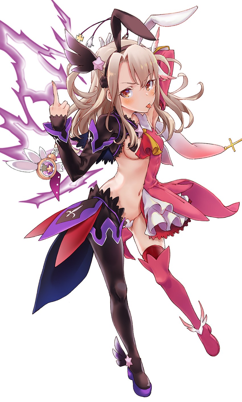 illyasviel von einzbern, prisma illya, and testament (fate and 2 more) drawn by boshi_(a-ieba)