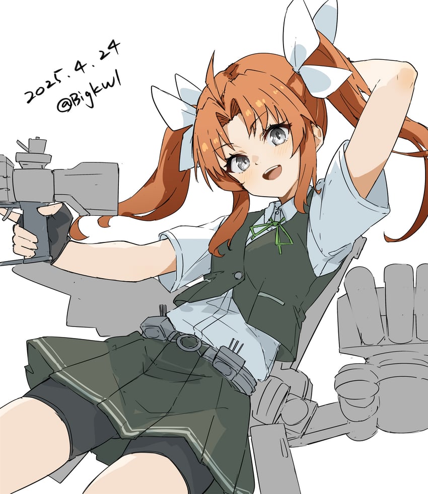 kagerou and kagerou kai ni (kantai collection) drawn by bigkwl