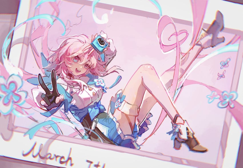 march 7th (honkai and 1 more) drawn by duershou