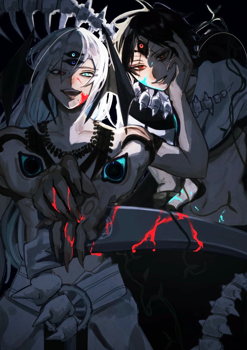 judal and ren hakuryuu (magi the labyrinth of magic) drawn by umeki_me