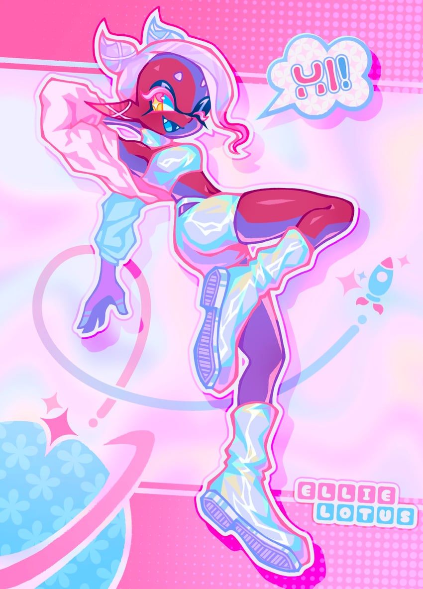 frye (splatoon and 1 more) drawn by ellie_lotus