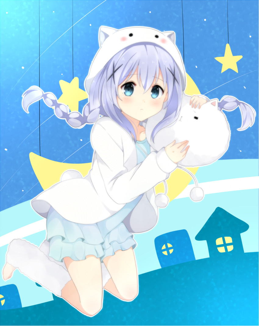 kafuu chino and tippy (gochuumon wa usagi desu ka?) drawn by yukichi_(eikichi)