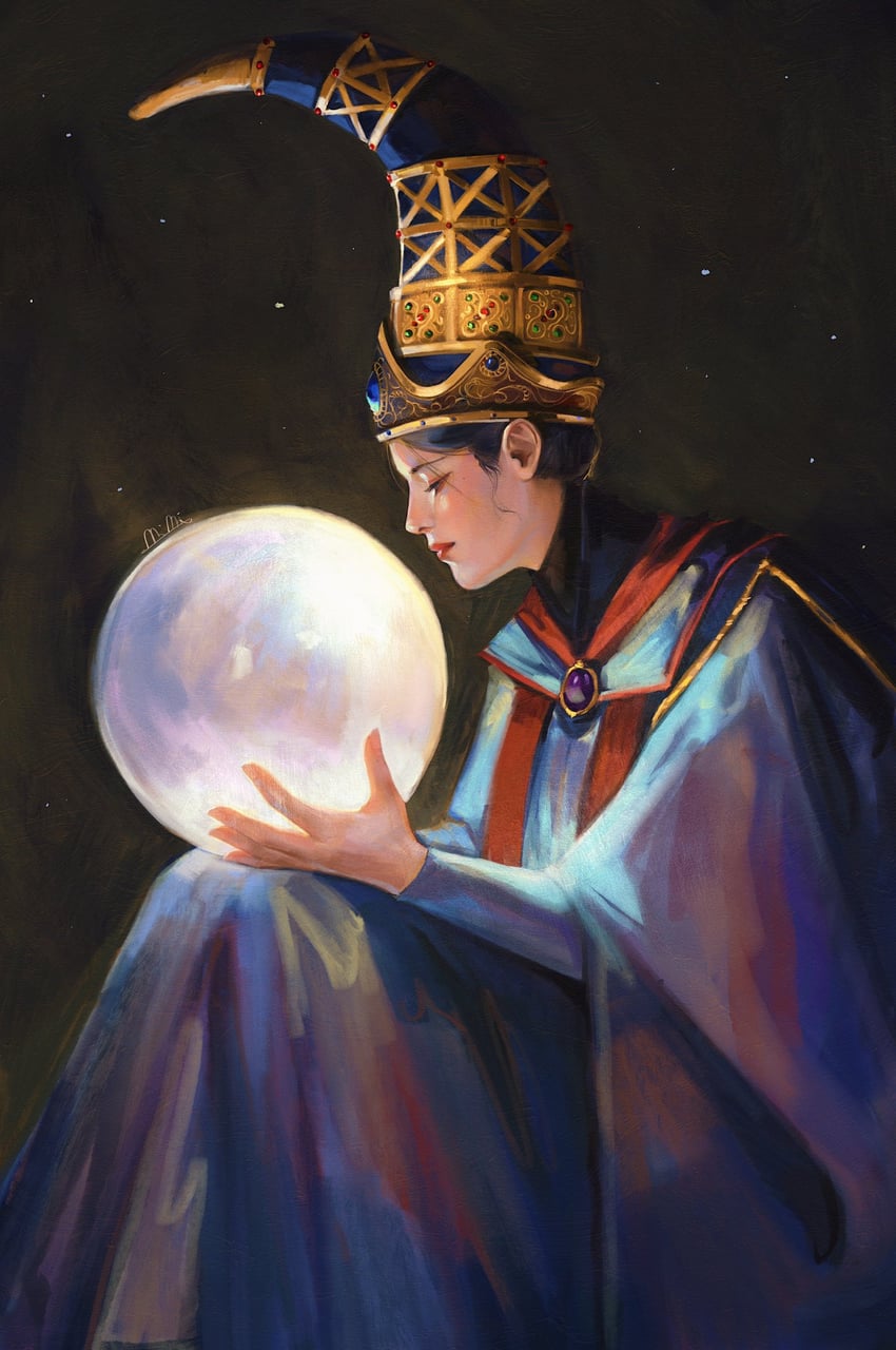 rennala queen of the full moon (elden ring) drawn by mimimaru