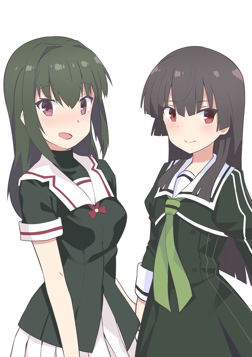 juujou hiyori and juujou kagari (toji no miko) drawn by hitoiki