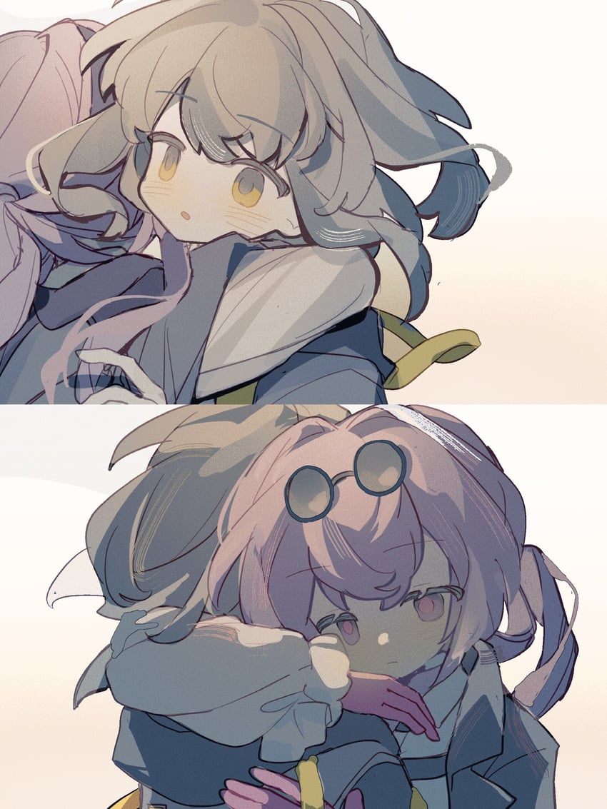 trailblazer, stelle, and kafka (honkai and 1 more) drawn by saucer_(saucer752)