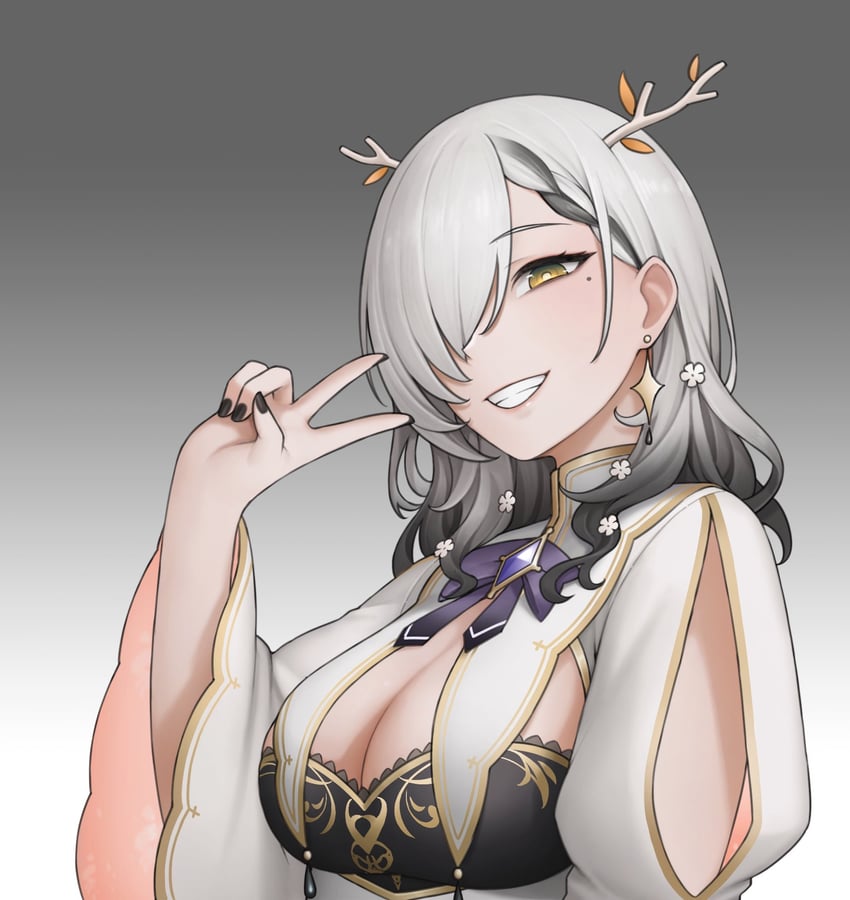 ceres fauna (hololive and 1 more) drawn by yubaest