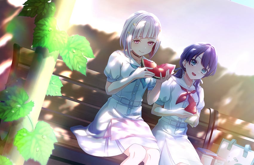 murano sayaka and yugiri tsuzuri (love live! and 1 more)