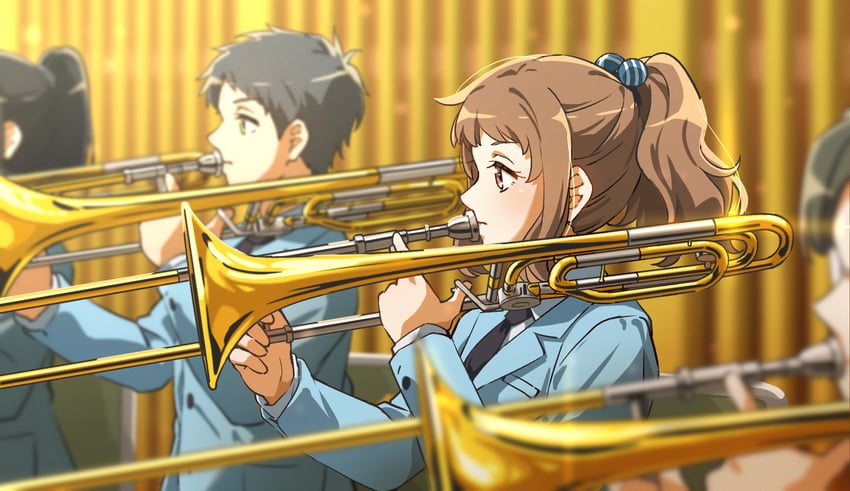 nase amika (hibike! euphonium and 1 more) drawn by fuyuhino