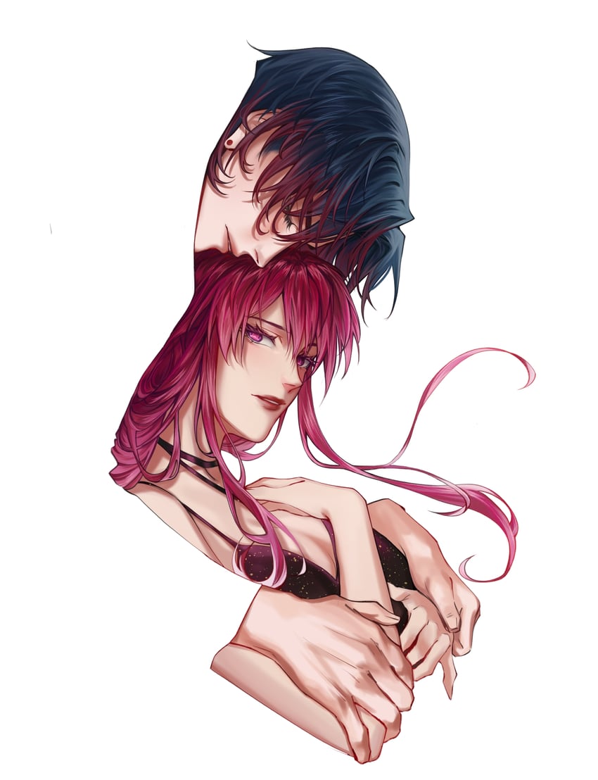 kafka and blade (honkai and 1 more) drawn by inavii