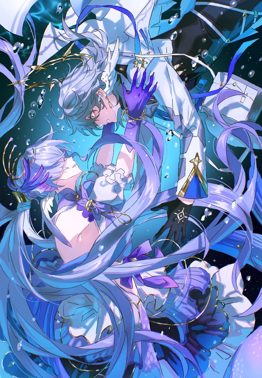 robin and sunday (honkai and 1 more) drawn by 0p78xopwsj83779