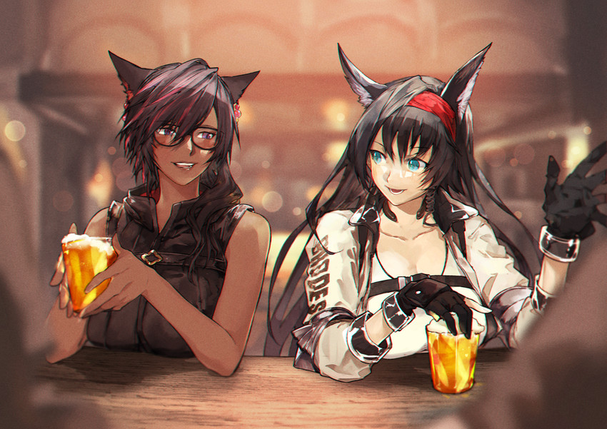 warrior of light and blaze (original and 3 more) drawn by o_kita915
