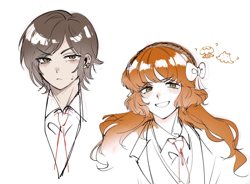ishmael and outis (project moon and 1 more) drawn by nibe_san85945