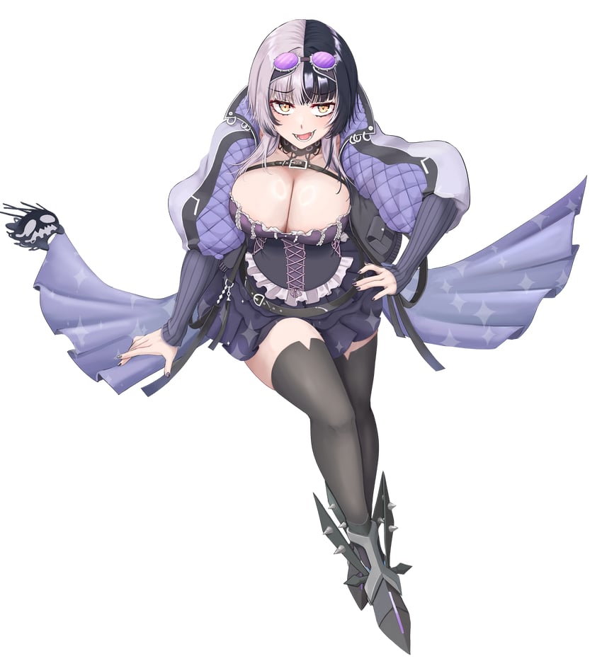 shiori novella and yorick (hololive and 1 more) drawn by mmneko