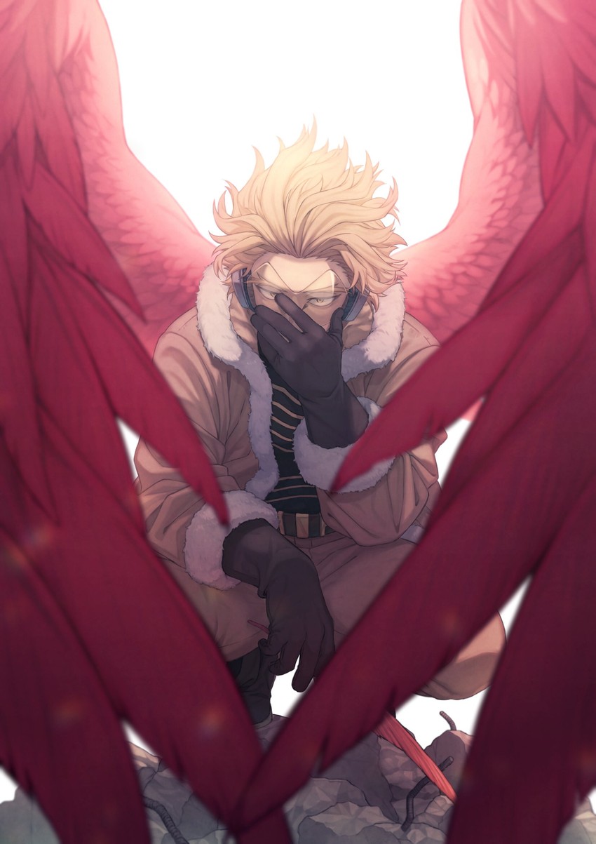 hawks (boku no hero academia) drawn by tsuu_(tu-3)